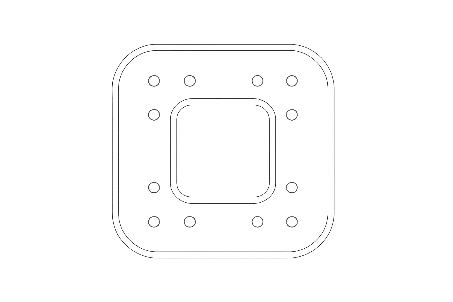 •	Convenient, consistent support in a patch format. White outline icon with a transparent background